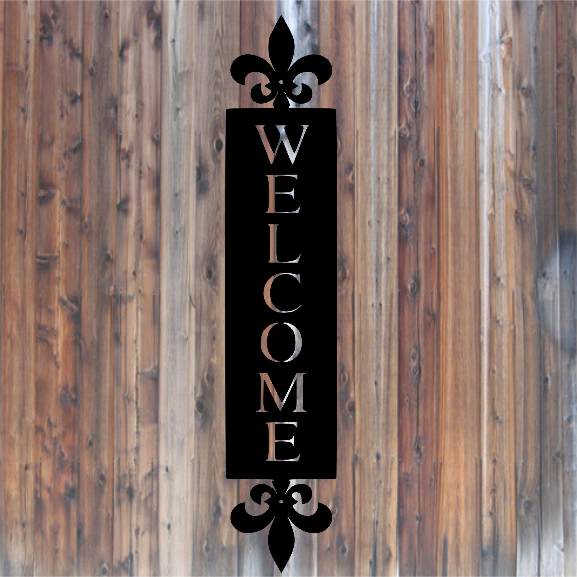 Welcome Sign - Sea Biscuit Metal Designs